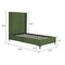 Manhattan Comfort Promenade Twin-Size Bed in Moss Green BD010-TW-MG - alternate 6